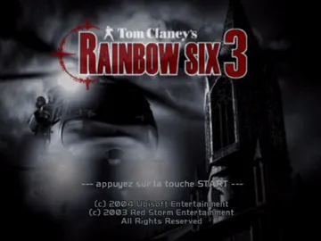 Tom Clancy's Rainbow Six 3 screen shot title
